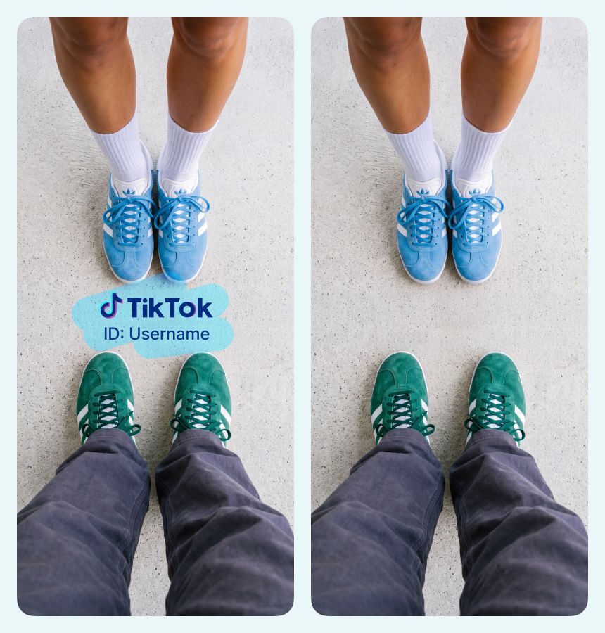 Rimozione filigrana TikTok 