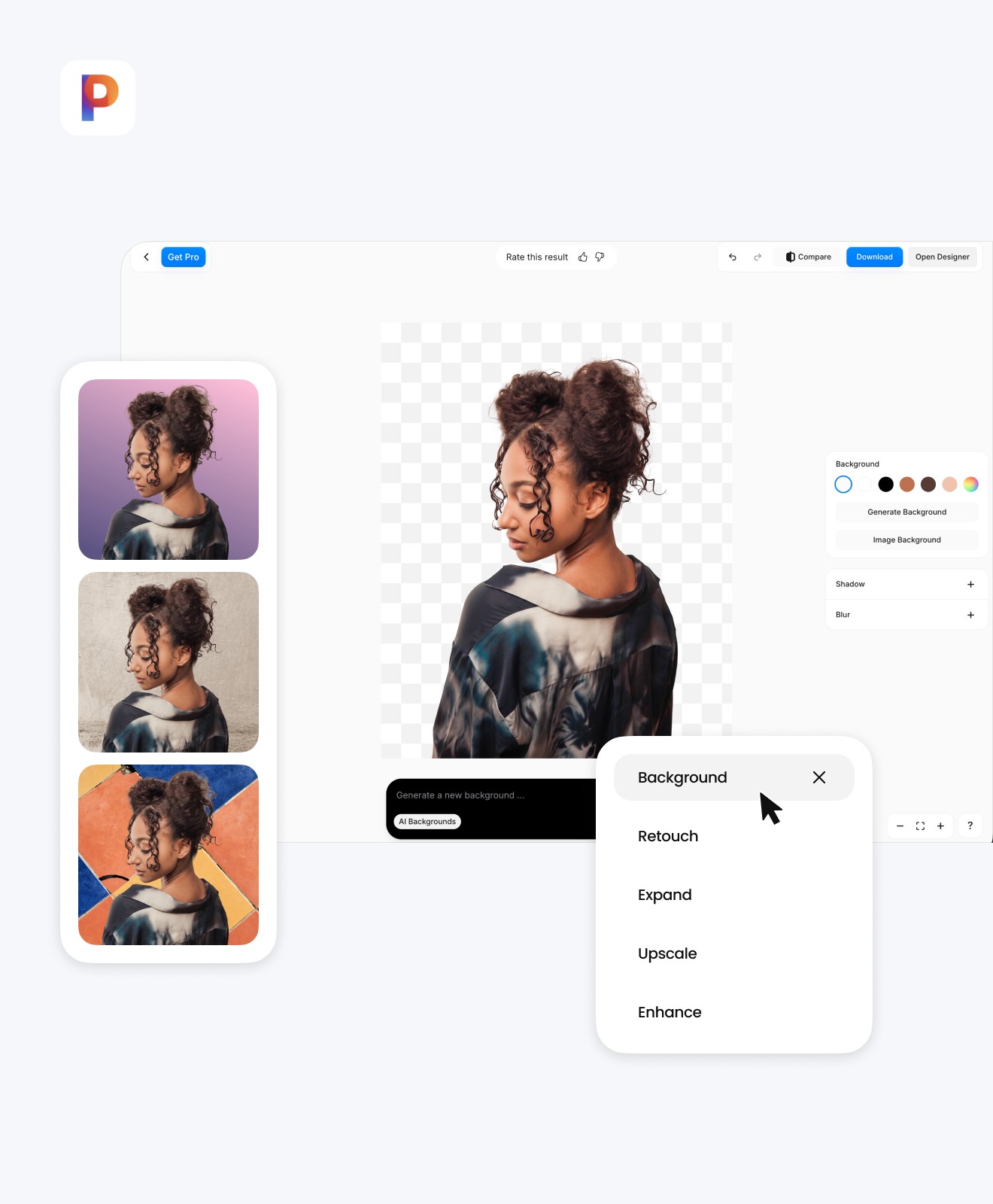 Pixelcut: la mejor para imágenes individuales y edición por lotes