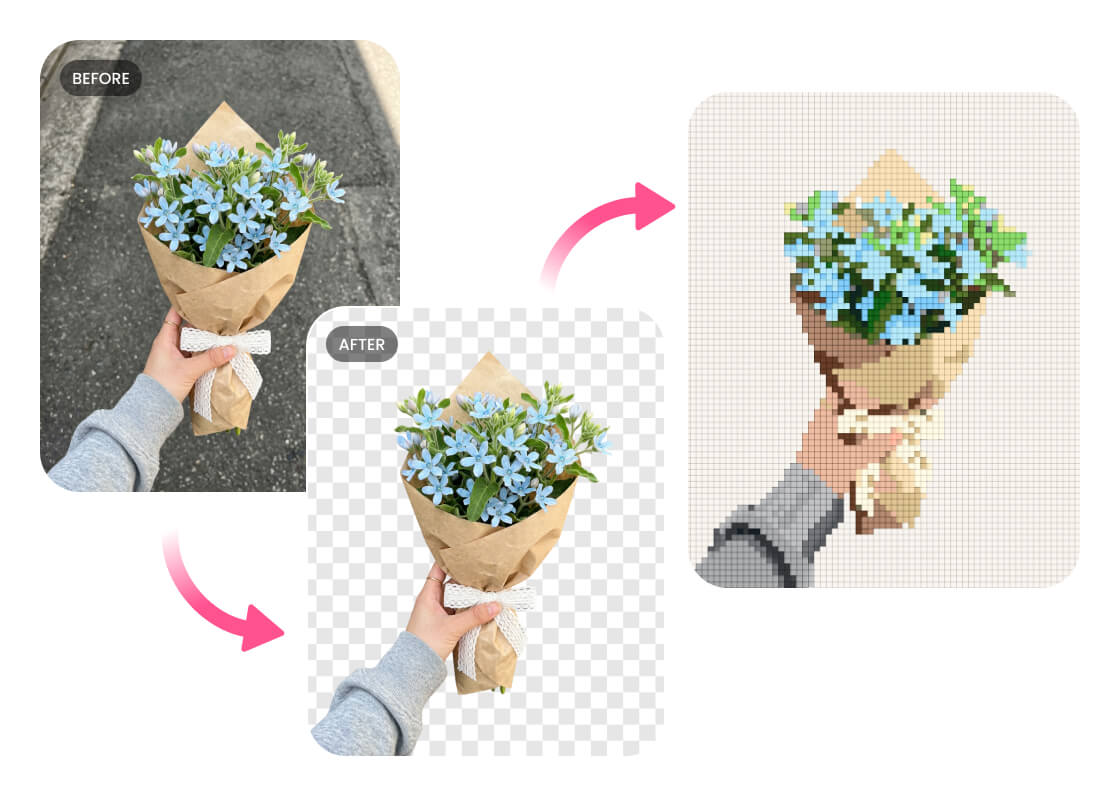 BeautyPlus Pembuat Pola Perler Beads