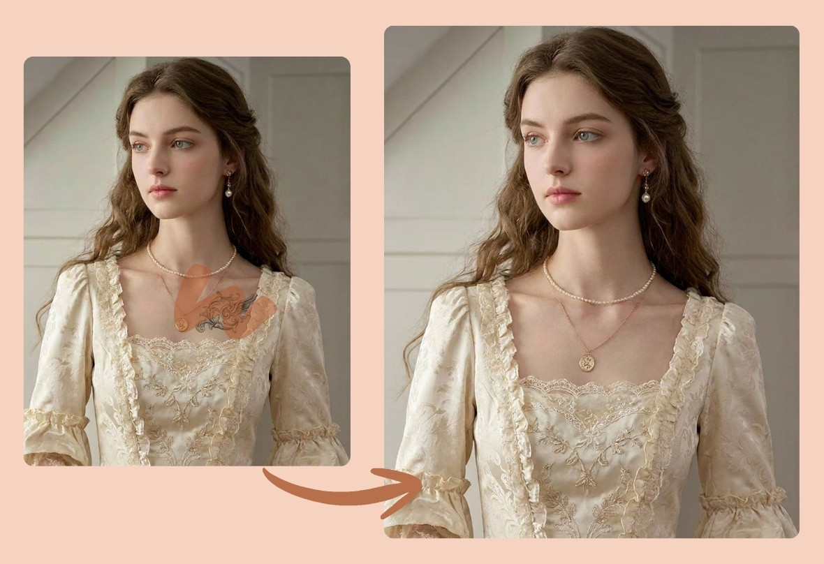 BeautyPlus AI Tattoo Removal